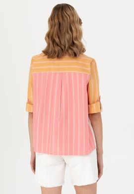 Kadın Hardal Uzun Kollu Gömlek - 50271748014