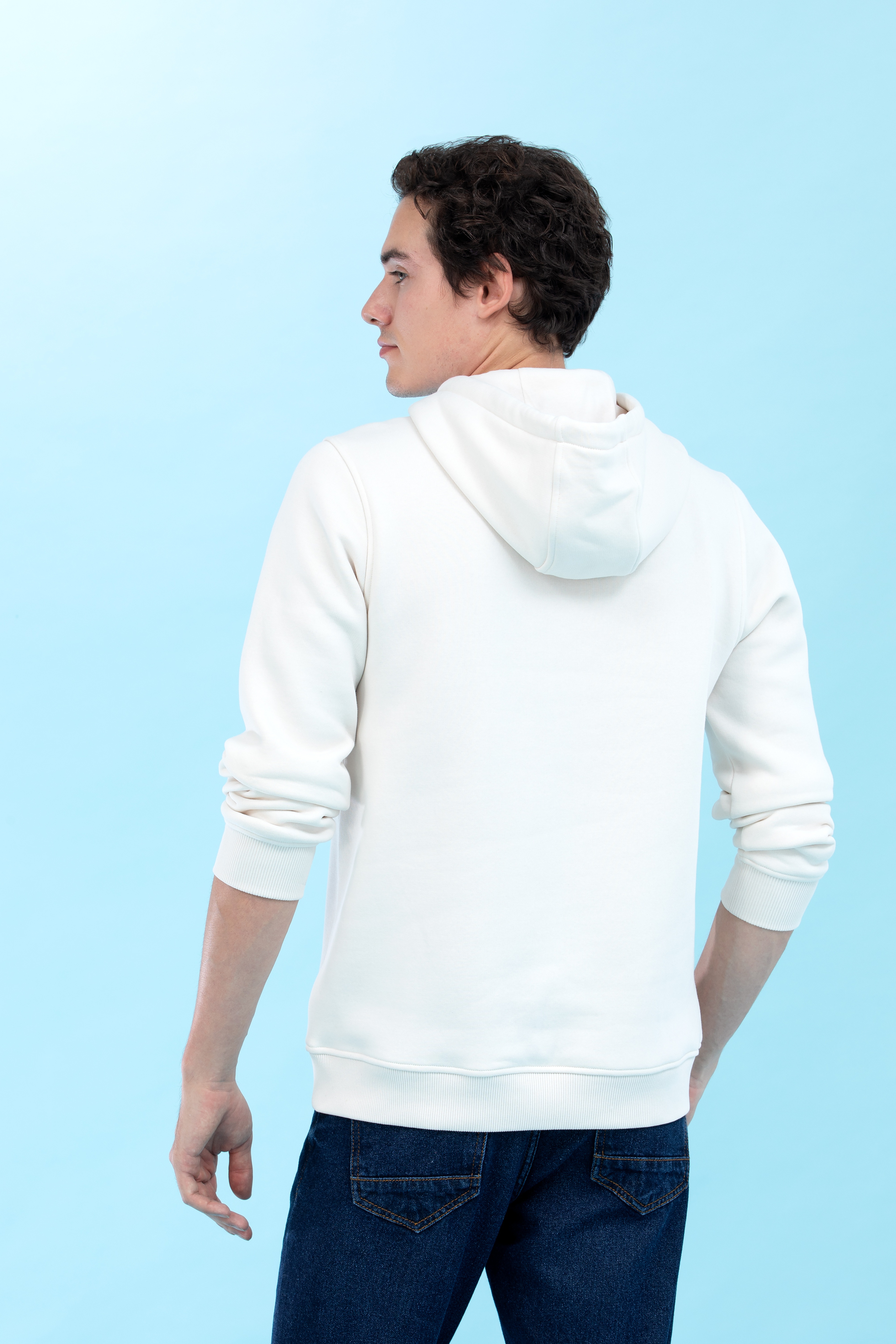 Taş Kapüşonlu Basic Sweatshirt - Image 7