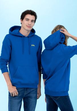 Saks Kapüşonlu Basic Sweatshirt - 50273935101