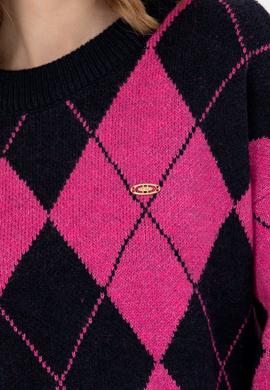 Kadın Lacivert Bisiklet Yaka Kazak - 50270431010