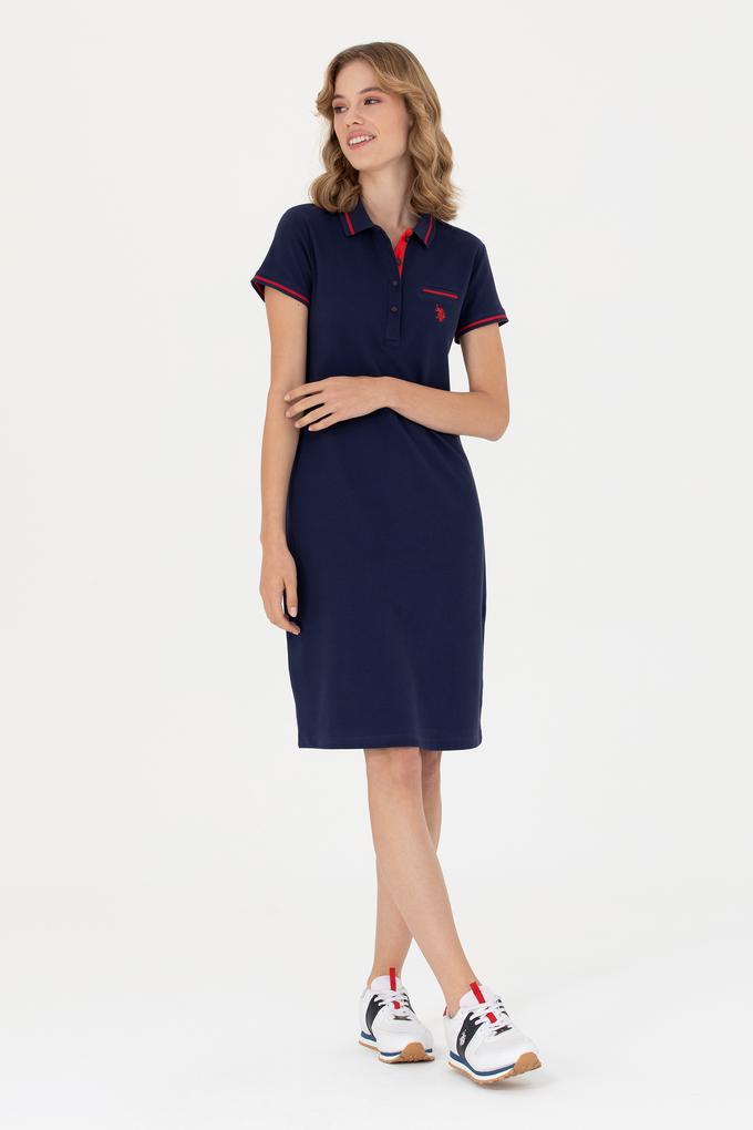 Kadın Lacivert Örme Elbise