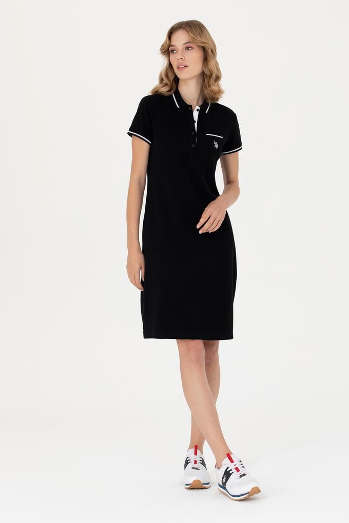 Kadın Siyah Örme Elbise