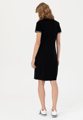 Kadın Siyah Örme Elbise - 50271564012