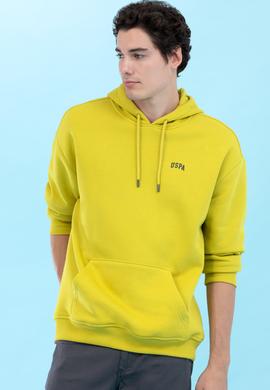 Fıstık Kapüşonlu Oversize Basic Sweatshirt - 50276088011