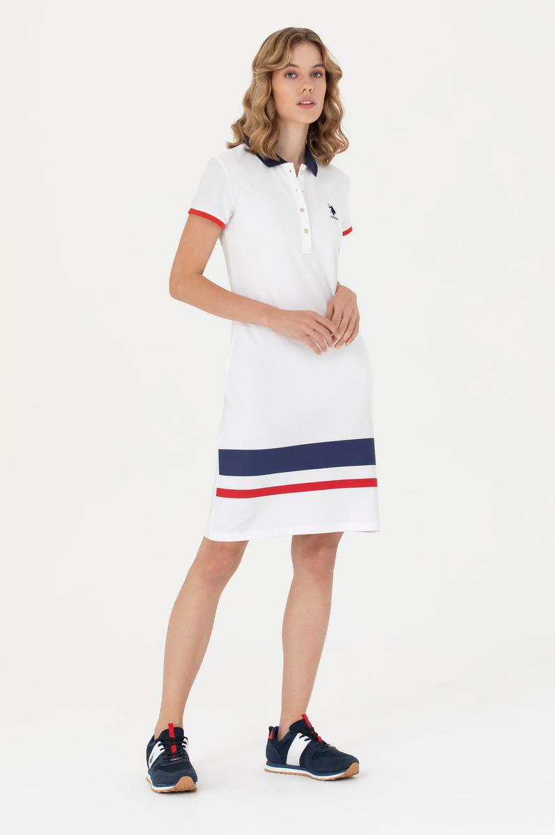 Kadın Beyaz Örme Elbise