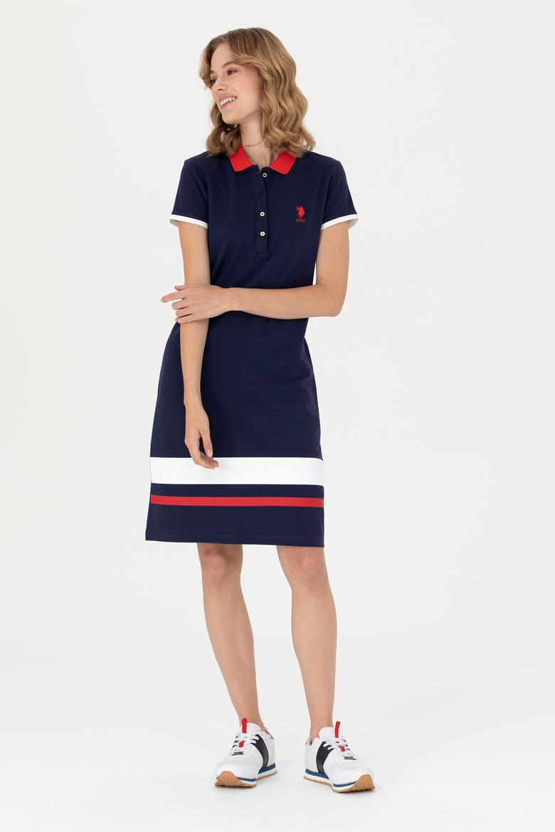 Kadın Lacivert Örme Elbise