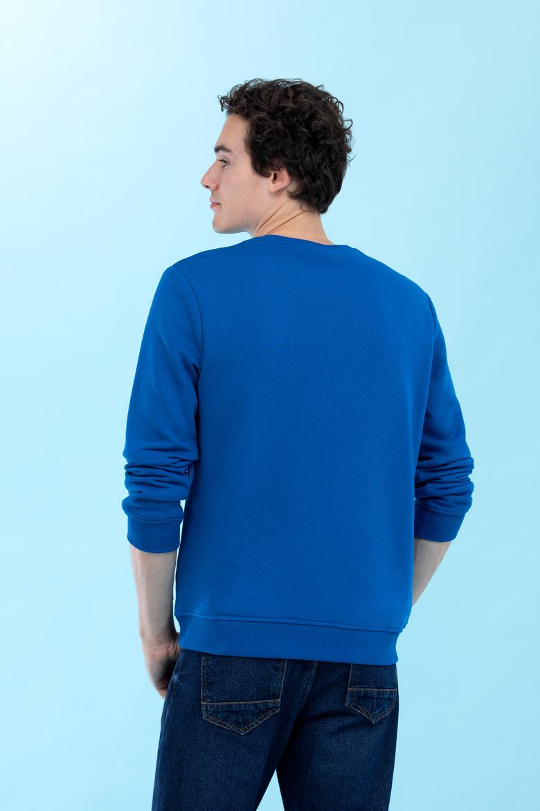 Saks Bisiklet Yaka Basic Sweatshirt - 50276089044