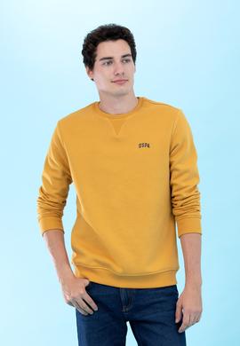 Hardal Bisiklet Yaka Basic Sweatshirt - 50276089096