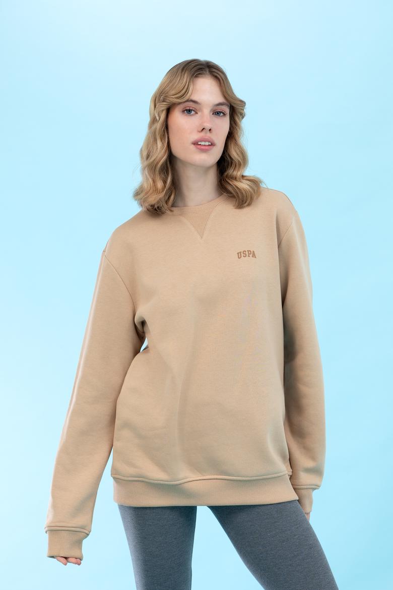 Kum Bisiklet Yaka Basic Sweatshirt - 50276089101