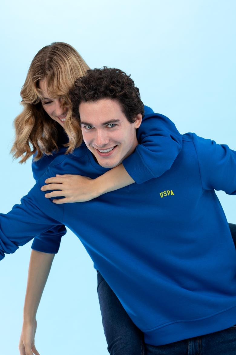 Saks Bisiklet Yaka Basic Sweatshirt - 50276089044