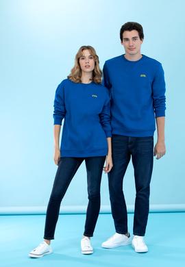 Saks Bisiklet Yaka Basic Sweatshirt - 50276089044