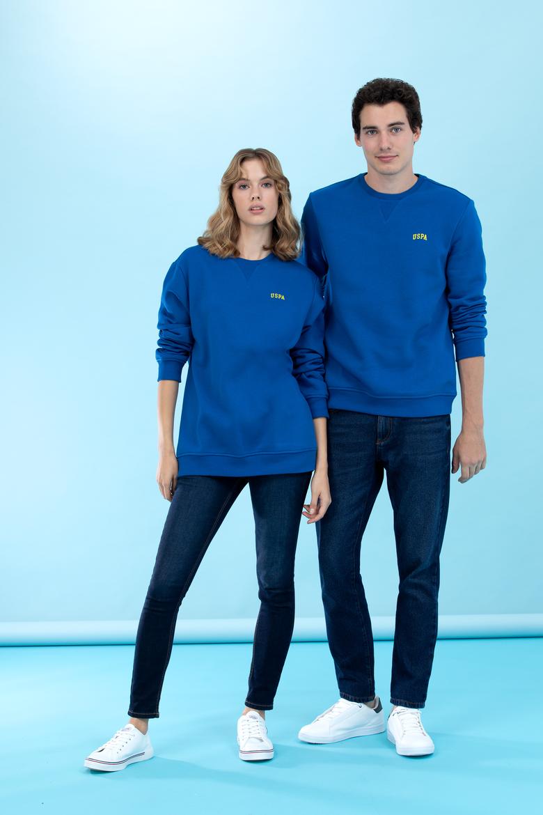 Saks Bisiklet Yaka Basic Sweatshirt - 50276089044