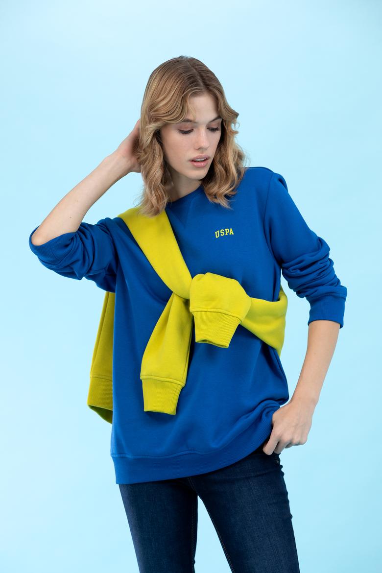 Saks Bisiklet Yaka Basic Sweatshirt - 50276089044