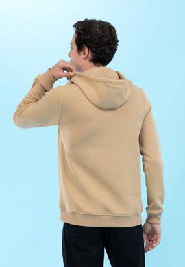 Kum Kapüşonlu Basic Sweatshirt - 50273935121