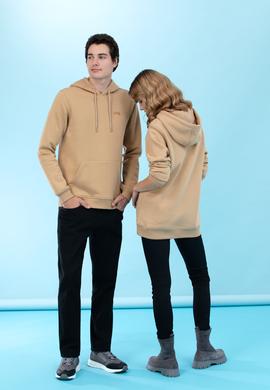 Kum Kapüşonlu Basic Sweatshirt - 50273935121