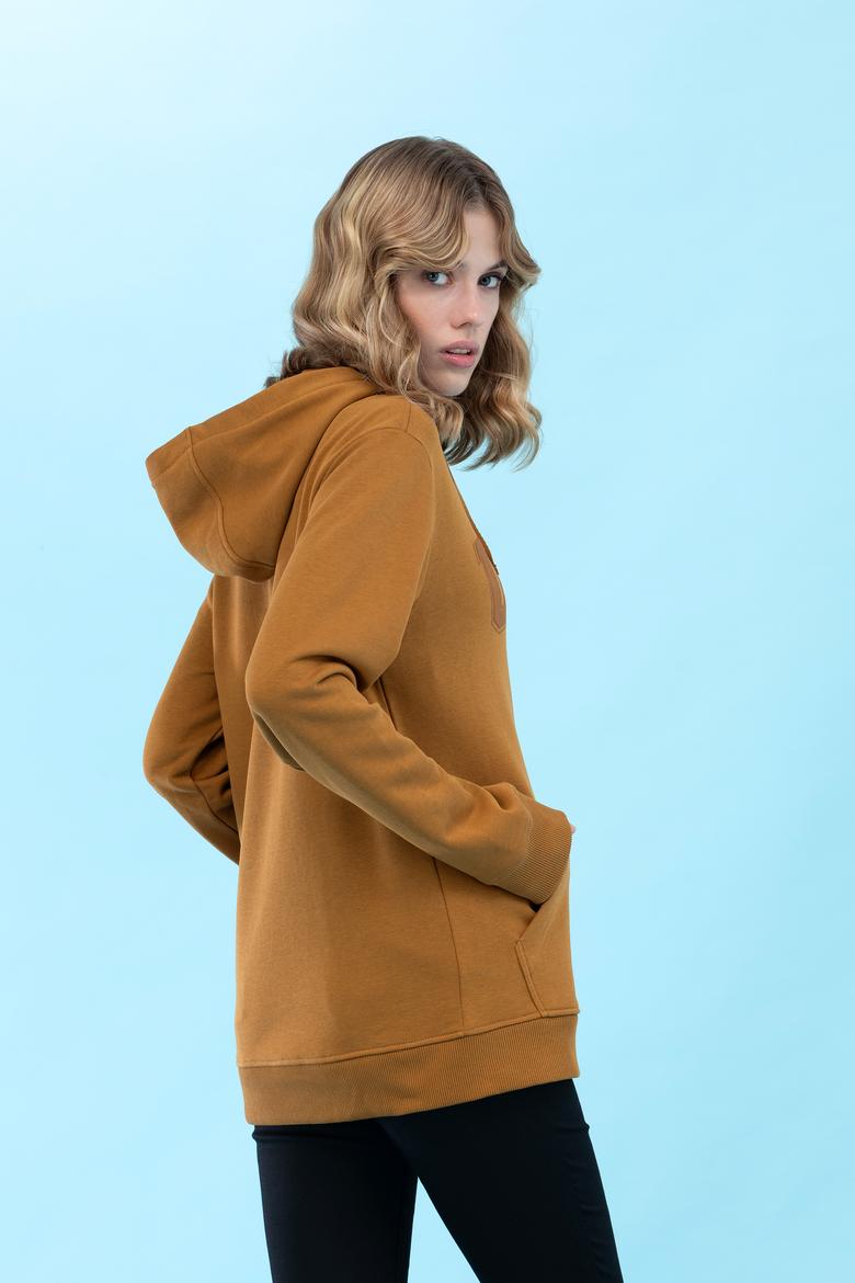 Coconut Kapüşonlu Basic Sweatshirt - 50273736195