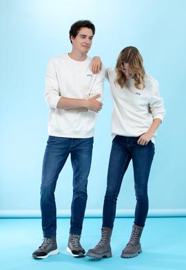 Taş Bisiklet Yaka Basic Sweatshirt - 50276089073