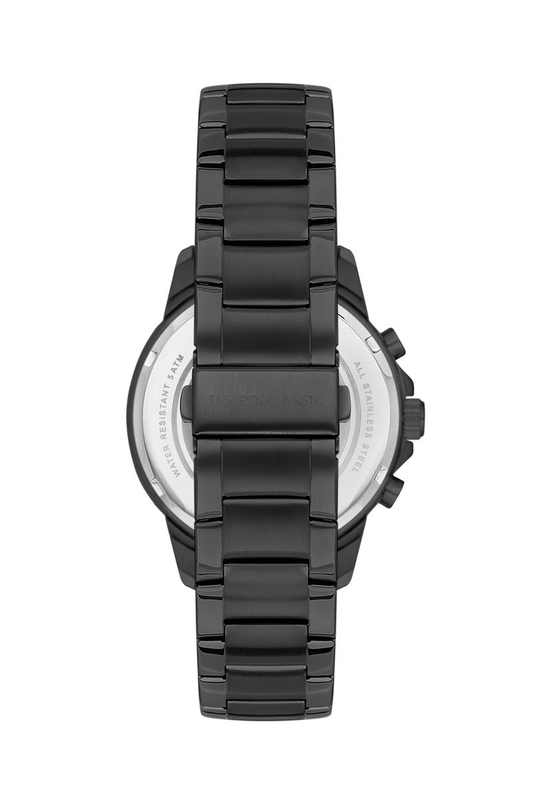 Erkek Siyah Çelik Kordon Kol Saati USPA1016-08 - 50282390001
