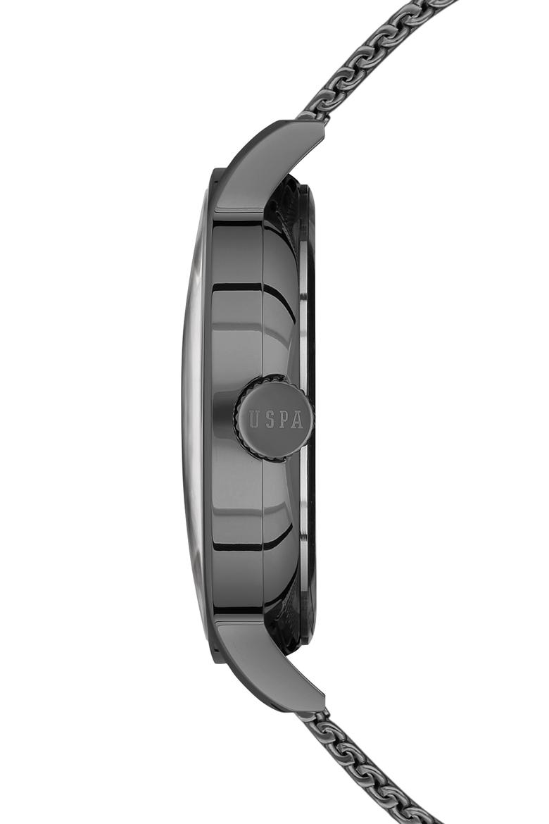 Erkek Füme Çelik Kordon Kol Saati USPA1070-04 - 50283007001