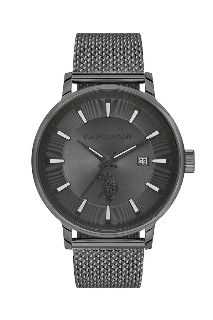 Erkek Füme Çelik Kordon Kol Saati USPA1070-04