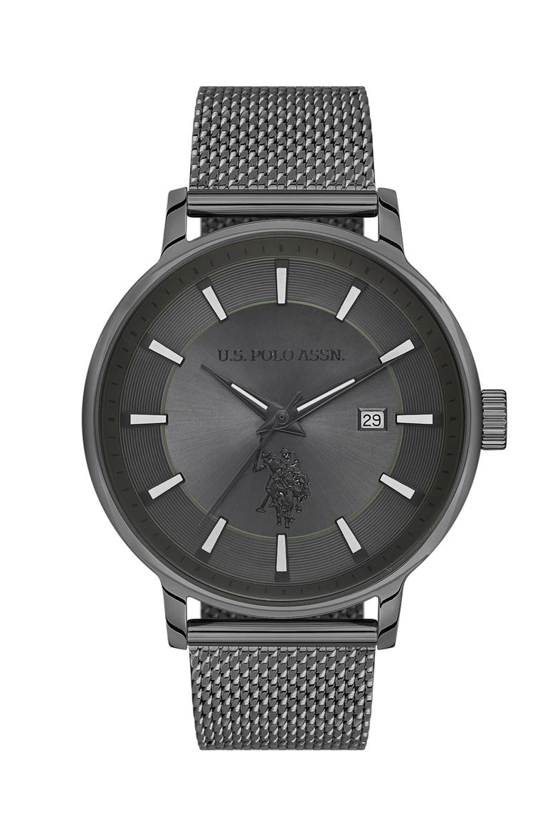 Erkek Füme Çelik Kordon Kol Saati USPA1070-04