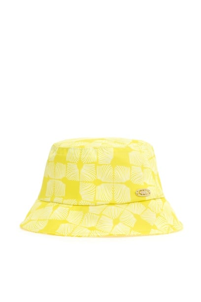 Kadın Sarı Bucket Şapka