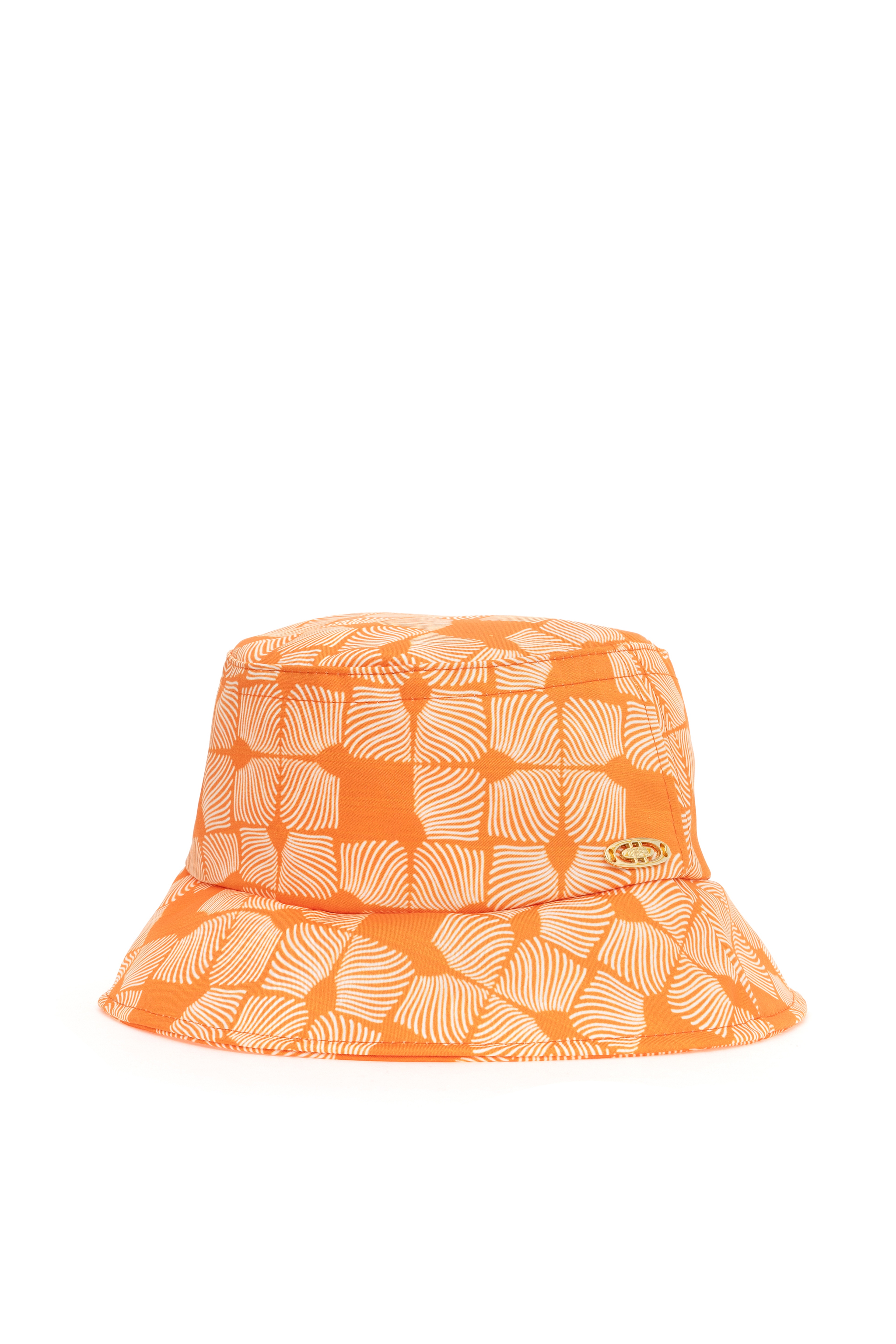Kadın Turuncu Bucket Şapka - Image 1