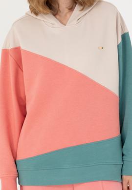 Kadın Mint Kapüşonlu Sweatshirt - 50276582006