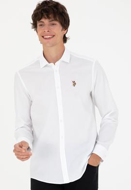 Erkek Beyaz Uzun Kollu Gömlek - 50272841007