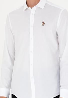 Erkek Beyaz Uzun Kollu Gömlek - 50272841007