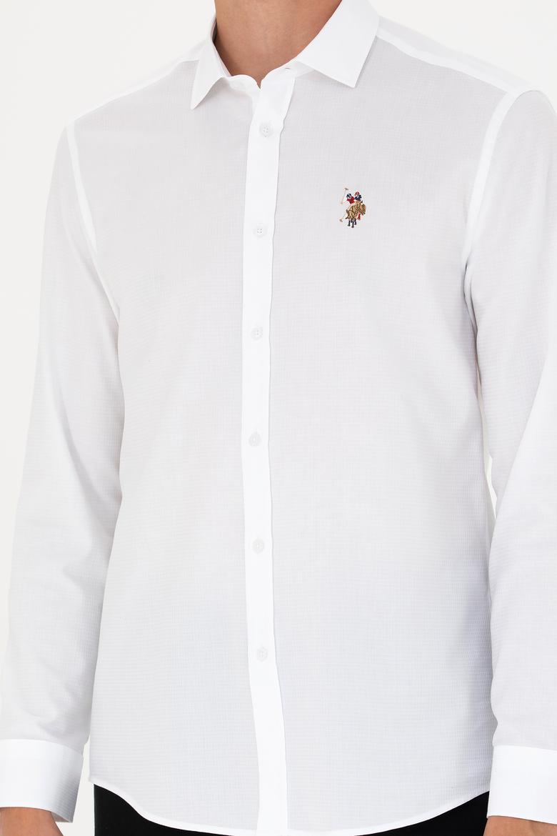 Erkek Beyaz Uzun Kollu Gömlek - 50272841007