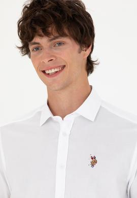 Erkek Beyaz Uzun Kollu Gömlek - 50272841007