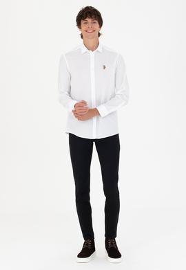 Erkek Beyaz Uzun Kollu Gömlek - 50272841003