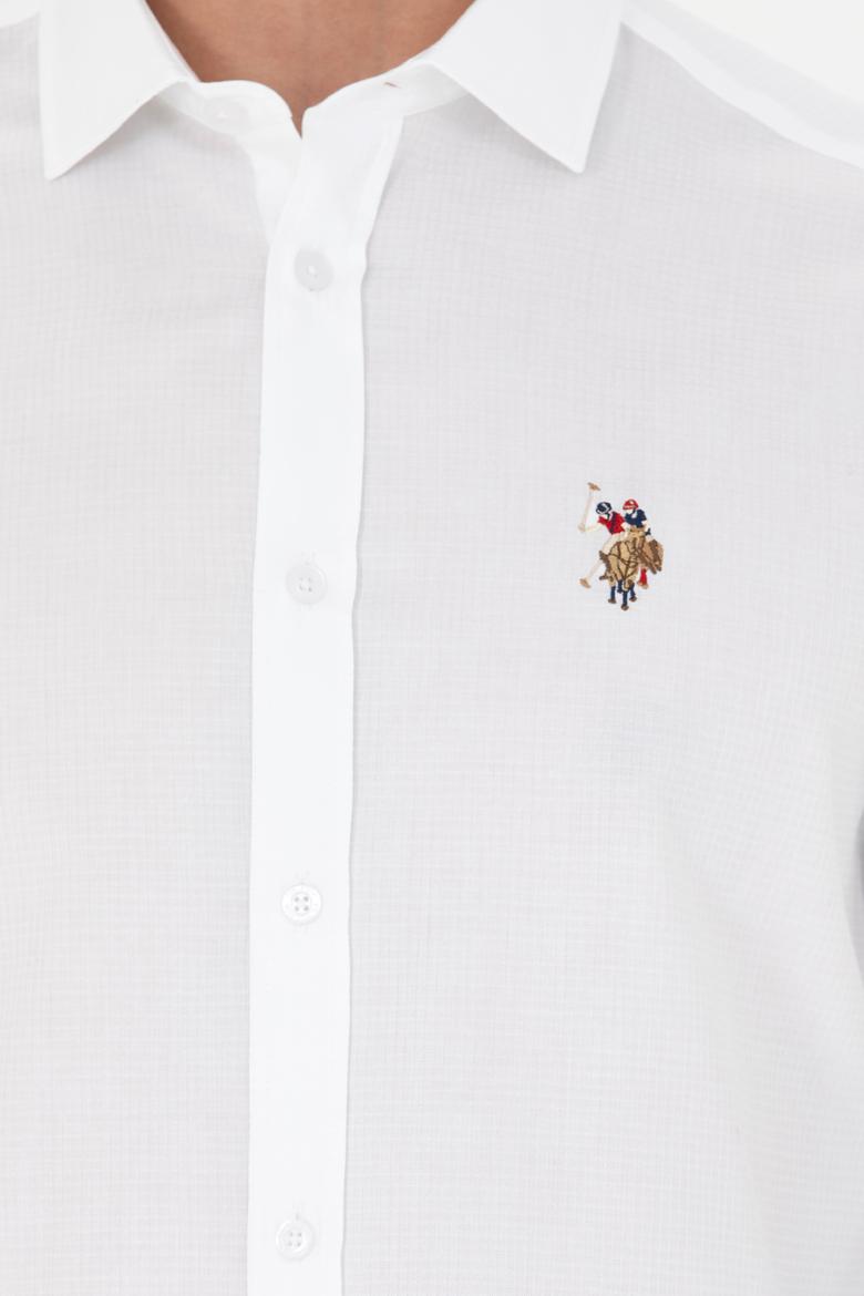 Erkek Beyaz Uzun Kollu Gömlek - 50272841007