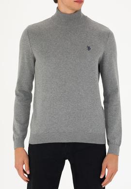 Erkek Gri Melanj Basic Kazak - 50275847088