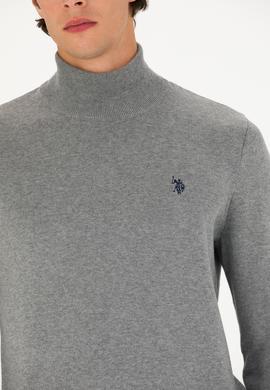 Erkek Gri Melanj Basic Kazak - 50275847088