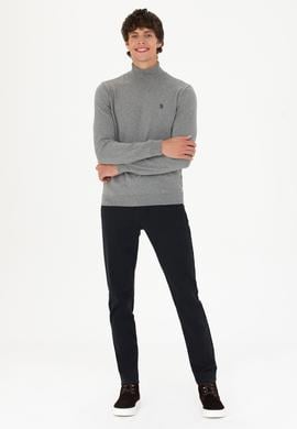 Erkek Gri Melanj Basic Kazak - 50275847088