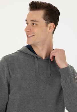 Erkek Antrasit Melanj Sweatshirt - 50273983017