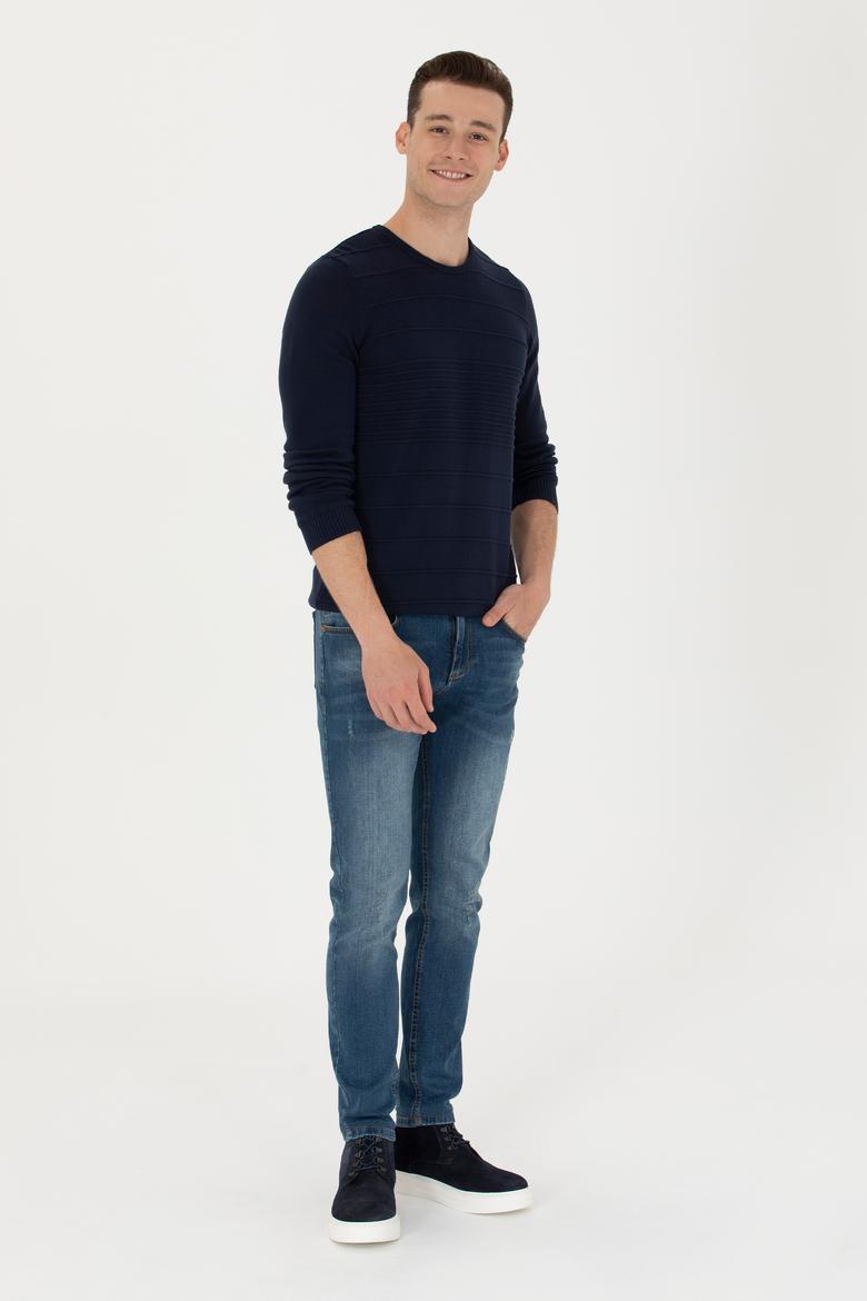 Erkek Lacivert Kazak - 50272122003