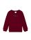 Erkek Çocuk Bordo Basic Bisiklet Yaka Sweatshirt
