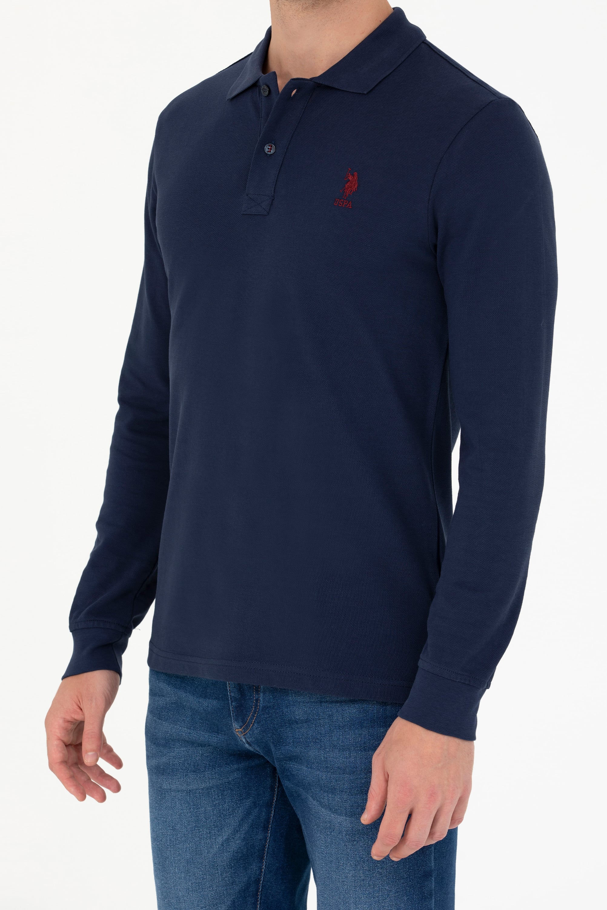 Erkek Lacivert Basic Sweatshirt