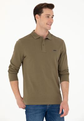 Erkek Haki Basic Sweatshirt - 50276314091