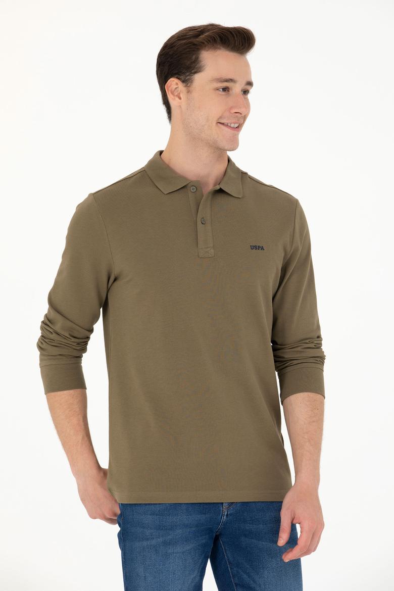 Erkek Haki Basic Sweatshirt - 50276314091