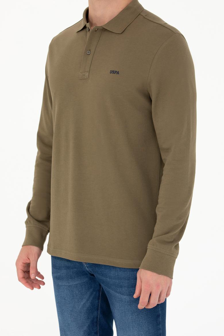 Erkek Haki Basic Sweatshirt - 50276314091