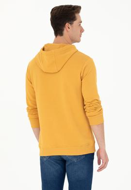 Erkek Hardal Sweatshirt - 50274053027