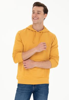 Erkek Hardal Sweatshirt - 50274053027