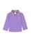 Kız Bebek Lila Basic Polo Yaka Sweatshirt