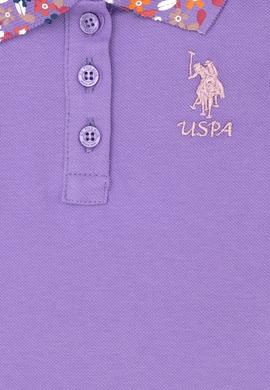 Kız Bebek Lila Basic Polo Yaka Sweatshirt - 50261169039