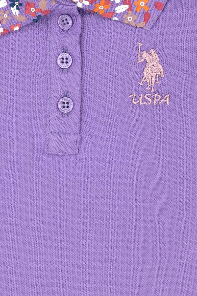 Kız Bebek Lila Basic Polo Yaka Sweatshirt - 50261169039