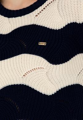 Kadın Lacivert Bisiklet Yaka Kazak - 50272043007